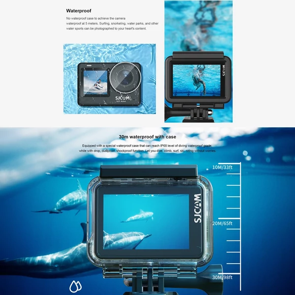 SJCAM SJ11 Active 4K 20MP kettős érintőképernyős akciókamera