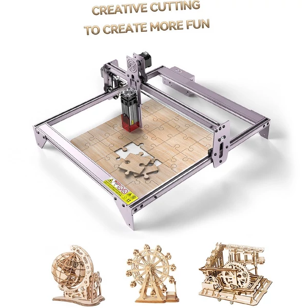 ATOMSTACK A5 Pro 5,5 W CNC asztali barkácsoló lézergravírozó vágógép 410x400 gravírozási területtel
