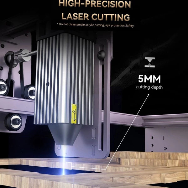 ATOMSTACK A5 Pro 5,5 W CNC asztali barkácsoló lézergravírozó vágógép 410x400 gravírozási területtel