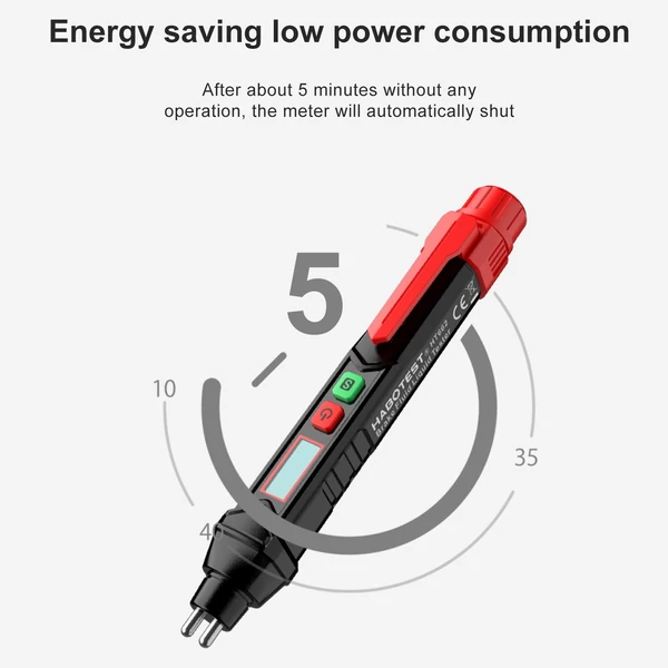 HABOTEST HT662 fékfolyadék teszter LCD digitális fékolaj-érzékelő toll autókhoz, motorkerékpárokhoz hangjelző riasztóval, 3 színű háttérvilágítással