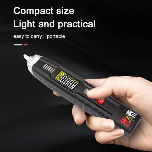 HABOTEST HT122A toll típus Digitális intelligens kézi multiméteres True RMS LCD kijelző 4000 számláló NCV mérő DC/AC Feszültség Ellenállás Kapacitás Frekvencia Teszter Fázisszekvencia érzékelés