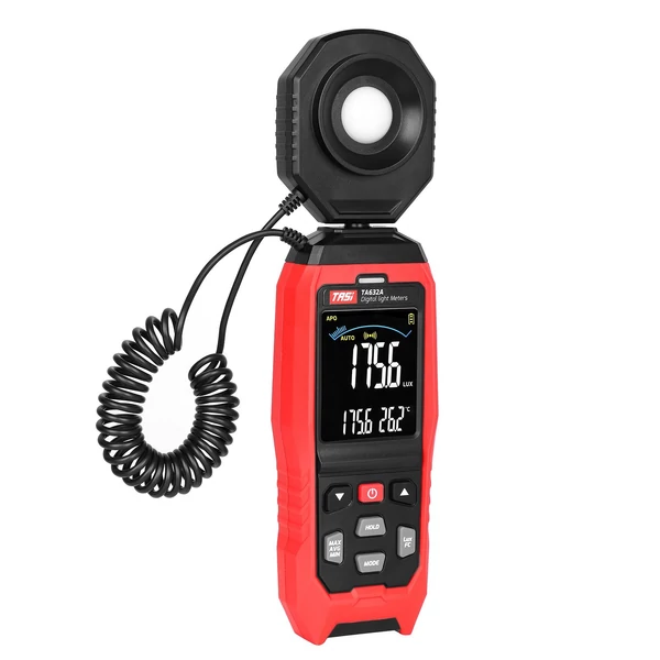 TASI TA632A LCD Digitális Mini Digitális Kézi Fénymérő Luminométer Fotométer Luxméter Fénymérő 0-200000 Lux