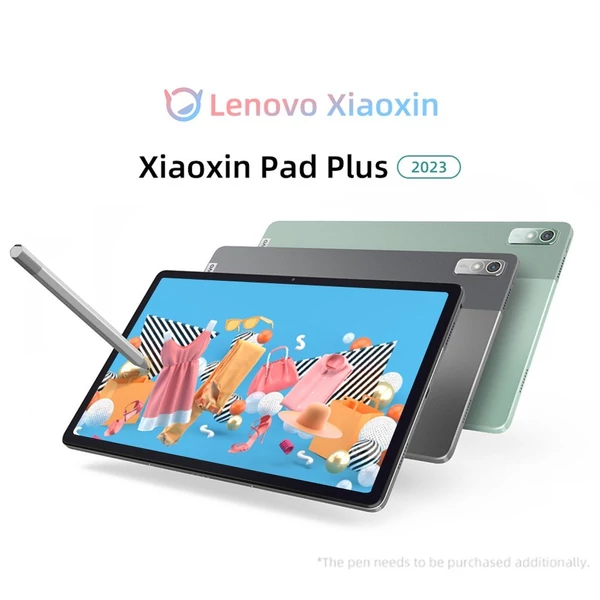 Lenovo Xiaoxin Pad Plus 2023 11,5 hüvelykes 2K érintőképernyő 6GB+128GB Android 12 WiFi Tablet 7700mAh akkumulátor - Szürke