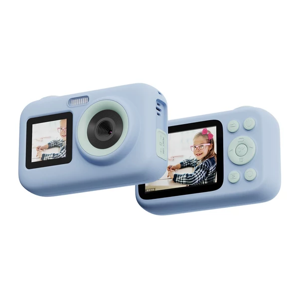 SJCAM 1080P digitális gyerekkamera 12MP HD - Kék