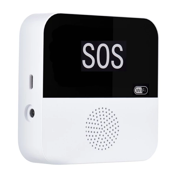 Többfunkciós intelligens WiFi SOS orvosi figyelmeztető rendszer esésjelző eszköz, nővérfigyelő rendszer figyelmeztető gomb ajtócsengő