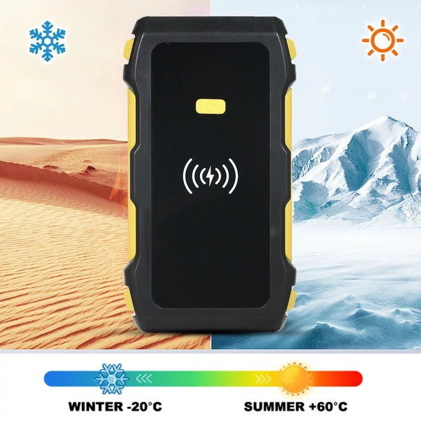 Erős Power Car Jump Starter és Power Bank nagy kapacitású 1200A csúcs