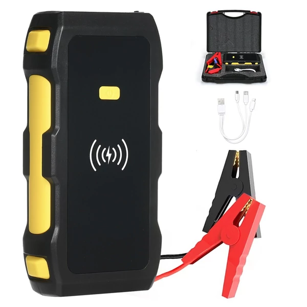 Erős Power Car Jump Starter és Power Bank nagy kapacitású 1200A csúcs