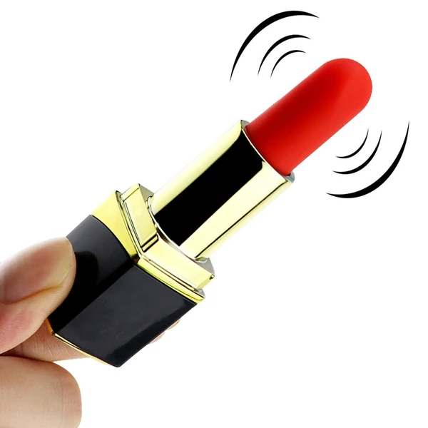 Mini ajakrúzs vibrátor női maszturbátor Love Egg vagina masszírozó klitorisz mellstimulátor - felnőtt szexjáték - Fekete