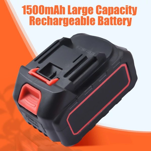 Vezeték nélküli, 3000 W-os elektromos lombfúvó 6 állítható sebességgel gyepápoláshoz, hófúváshoz, udvartisztításhoz – 1500 mAh-s akkumulátor