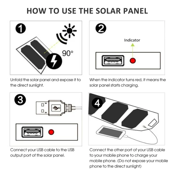 Összecsukható napelemes kültéri töltő iránytűvel kempingezéshez, túrázáshoz, hátizsákkal - 4 panel