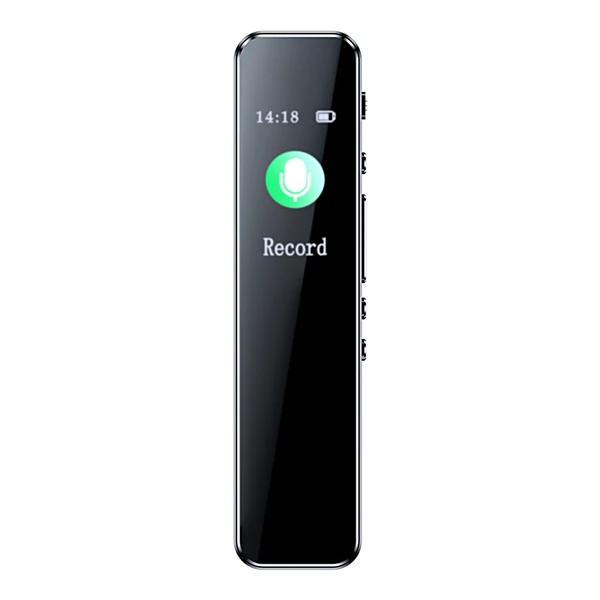 Hordozható zajcsökkentő hangrögzítő lejátszási 1536KBPS HD-rögzítő MP3 lejátszóval - 8GB
