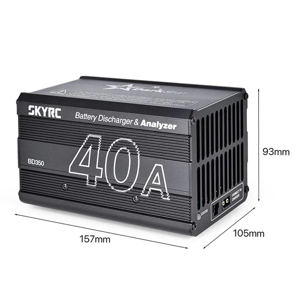 SKYRC akkumulátor kisütő és elemző 40A 350W NiMH LiHV távirányítós autóhoz, drónhoz