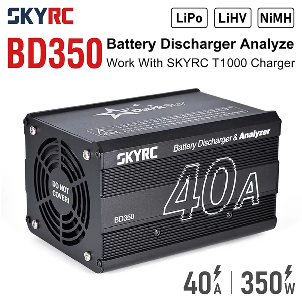 SKYRC akkumulátor kisütő és elemző 40A 350W NiMH LiHV távirányítós autóhoz, drónhoz