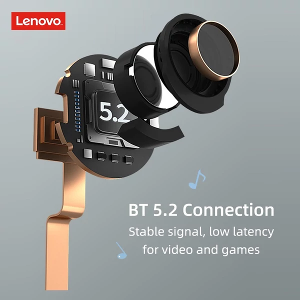 2db Lenovo thinkplus XT99 vezeték nélküli fülhallgató BT5.2 Intelligens zajcsökkentő sztereó mikrofonnal