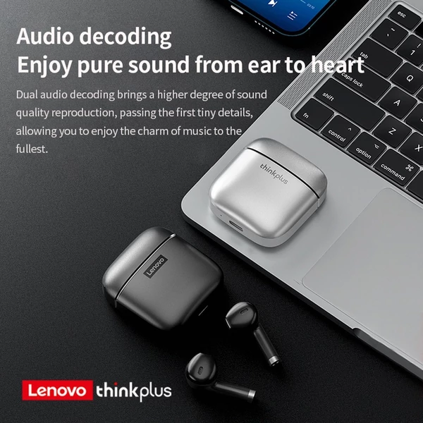 2db Lenovo thinkplus XT99 vezeték nélküli fülhallgató BT5.2 Intelligens zajcsökkentő sztereó mikrofonnal