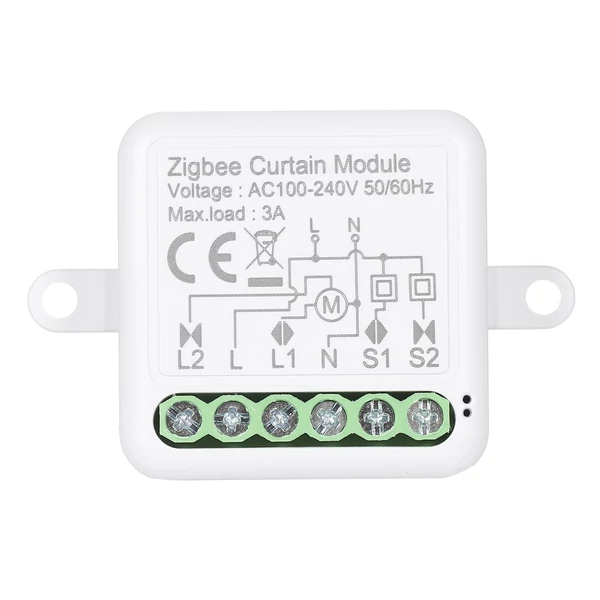Zigbee 3.0 mini intelligens relé WiFi kapcsoló, egyirányú DIY intelligens fénykapcsoló modul Smart Life alkalmazás (1 csatornás modul)