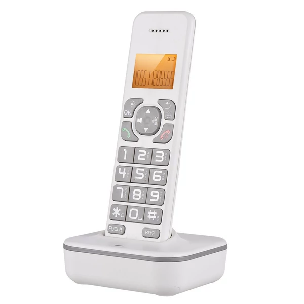 D1002B vezeték nélküli telefon üzenetrögzítővel - Fehér