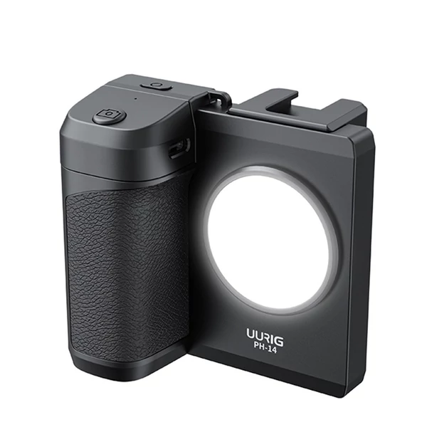 UURIG PH-14 vezeték nélküli fogantyús telefontartó stabilizátor okostelefonos vlog szelfihez