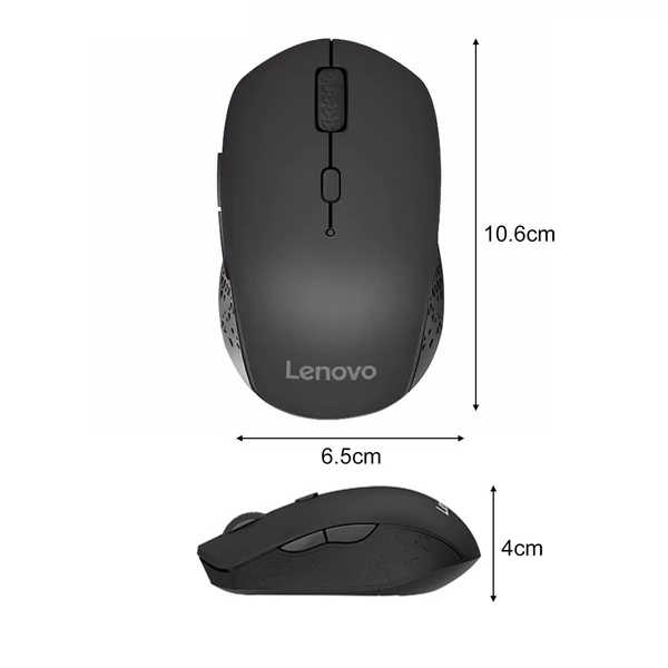 Lenovo Howard vezeték nélküli egér 2,4 GHz BT nano USB vevővel