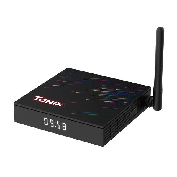 TANIX TX68 Android 12.0 Smart TV Box Allwinner H618 négymagos 4K, AV1 H.265 VP9, 2.4G és 5G WiFi - 32GB