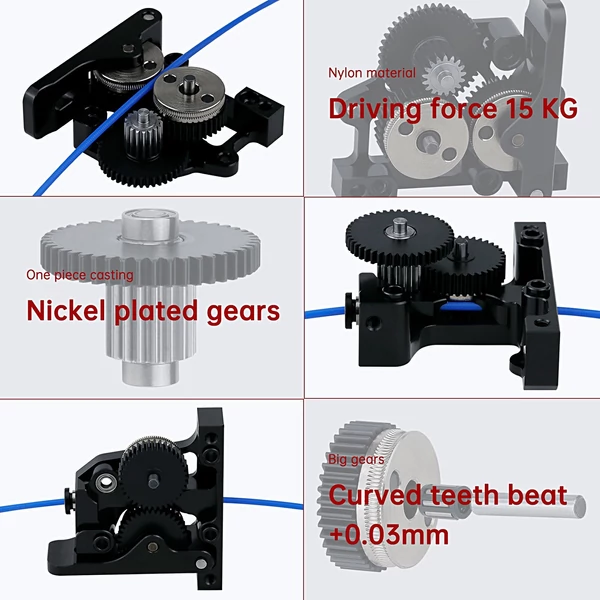 Two Trees DIY HGX-LITE extruder alkatrészkészlet cseretartozék