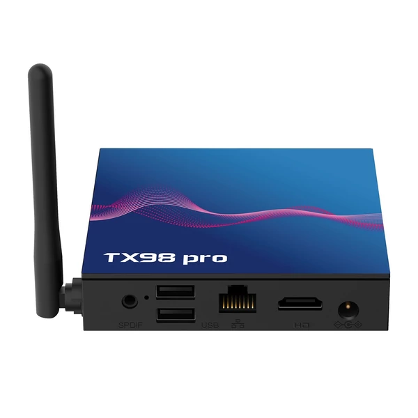 T98 pro Android 12.0 Smart TV Box Allwinner H618 négymagos 4K AV1 H.265 VP9 2.4G&5G WiFi BT5.0 digitális kijelző - 16GB