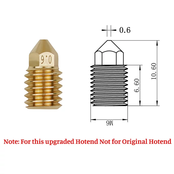 TwoTrees továbbfejlesztett Hotend készlet bevonatos réz fűtőblokkkal Heatbreak magas hőmérséklet 500 ℃ 32 extra fúvókával és 1 db szilikon burkolattal