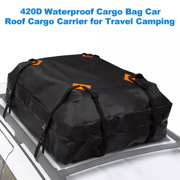 Vízálló rakodótáska autótetős univerzális csomagtartó kempingezéshez csúszásgátló szőnyeggel