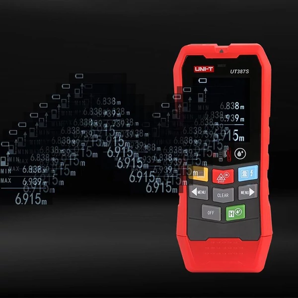 UNI-T UT387S fali érzékelő, acélhuzal/vízcső fémdetektor - falérzékelő funkció, tartomány- és nedvességmeghatározó funkció