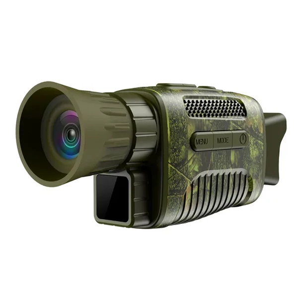 Digitális monokuláris 24MP 1080P infravörös éjjellátó szemüveg vadászathoz, kempingezéshez, utazáshoz - Terepszínű