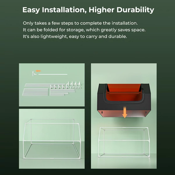 Creality Protective Cover lézergravírozó ház szellőzőnyílással, szemvédelemmel