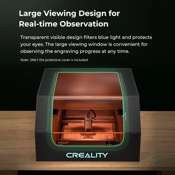 Creality Protective Cover lézergravírozó ház szellőzőnyílással, szemvédelemmel