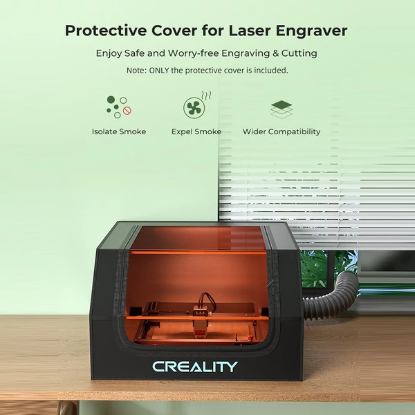 Creality Protective Cover lézergravírozó ház szellőzőnyílással, szemvédelemmel