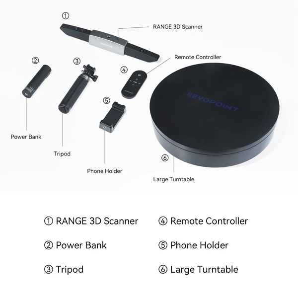 Revopoint RANGE 2 3D szkenner prémium verzió