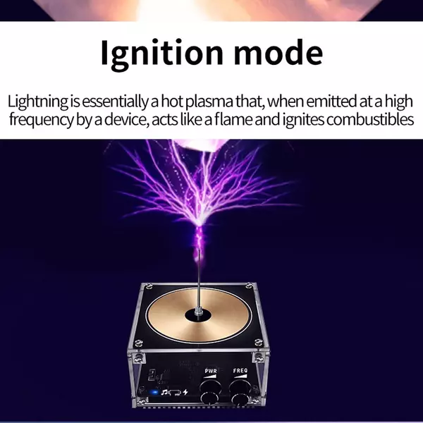 Többfunkciós elektronika mobiltelefon Tesla tekercs modul mesterséges villámok elektromos ívgenerátor vezeték nélküli hangátvitel kísérleti eszköz