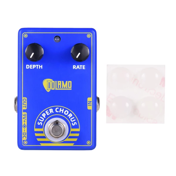Dolamo D-3 Super kórus gitár Effect pedál True Bypass funkcióval elektromos gitárhoz