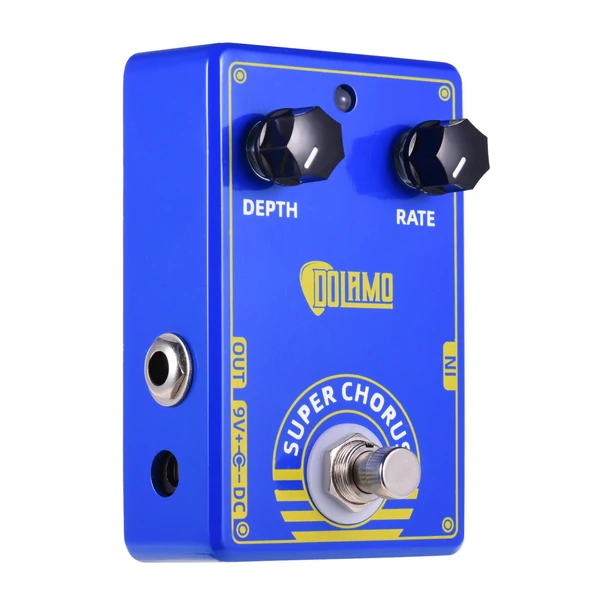 Dolamo D-3 Super kórus gitár Effect pedál True Bypass funkcióval elektromos gitárhoz