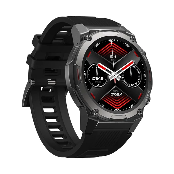 Zeblaze VIBE 7 Pro Sports Smart Watch karkötő hanghívással - Fekete