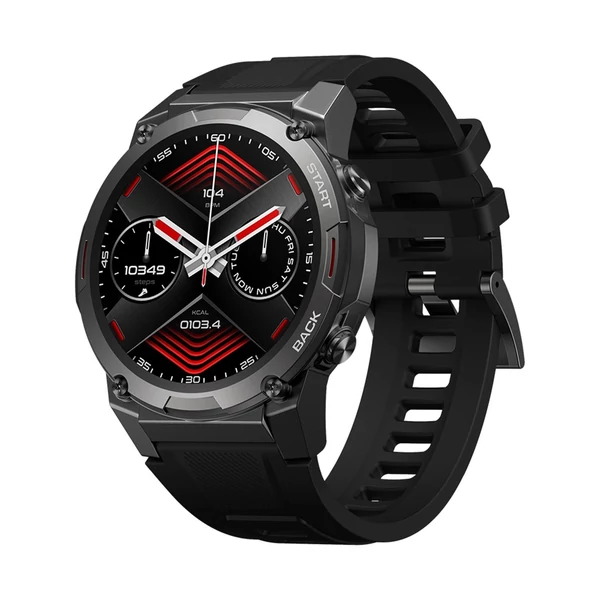 Zeblaze VIBE 7 Pro Sports Smart Watch karkötő hanghívással - Fekete