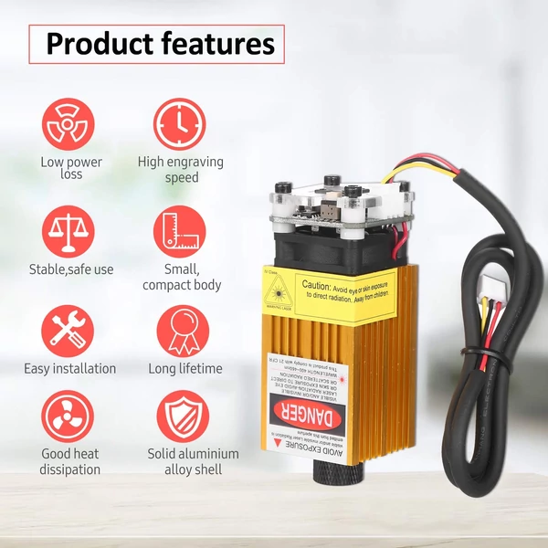 Lézerfej nagy pontosságú gravírozású műanyag bőr fa akril lézergravírozó géphez CNC router vágógép - XT2.5W