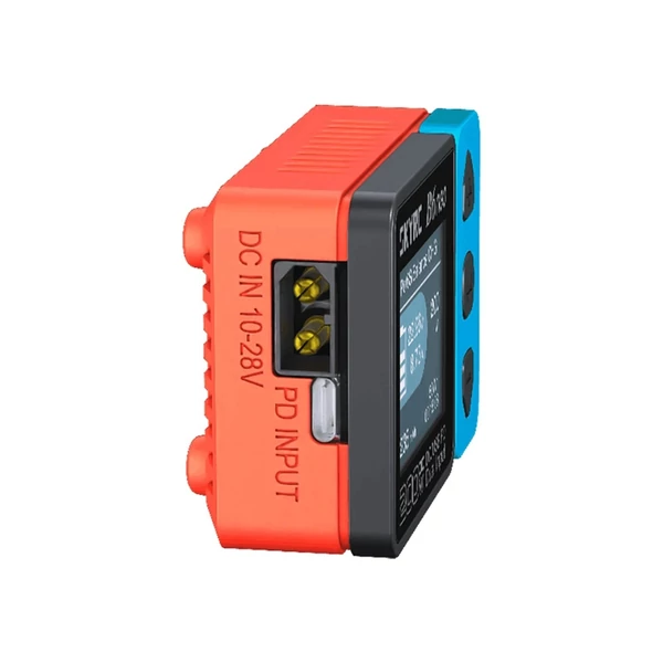 SkyRC B6neo Intelligens töltő DC 200W 10A PD 80W LiPo akkumulátor, Kiegyensúlyozó töltő Compact 6S, Töltő kisütő