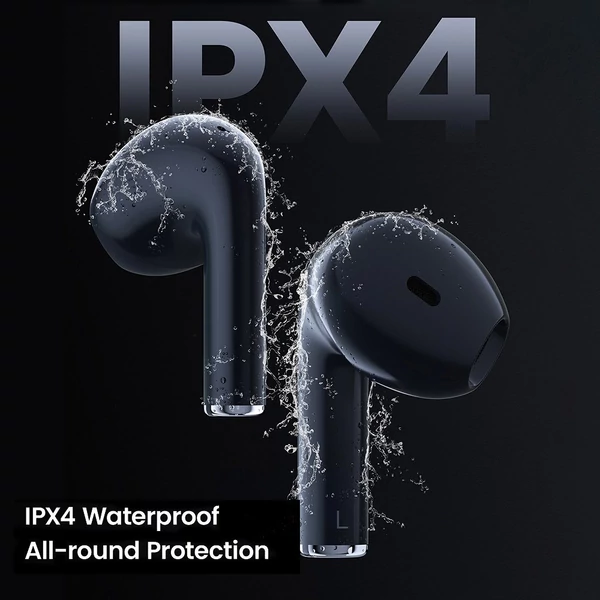 HAYLOU X1 2023 True Wireless BT 5.3 félfülbe helyezhető sportfülhallgató érintésvezérléssel, töltőtokkal IPX4 vízálló - Sötét kék