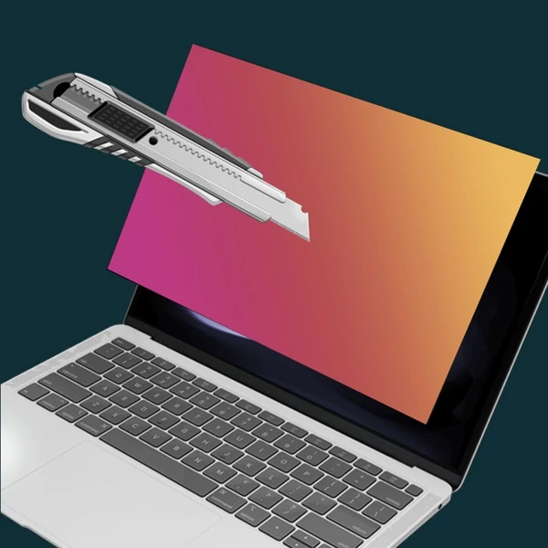 Golden Privacy képernyőszűrő, megfordítható, nagy áteresztőképességű, 30°-os, láthatatlan UV-álló, tükröződésmentes film 32" monitorhoz - 16:9 képarány