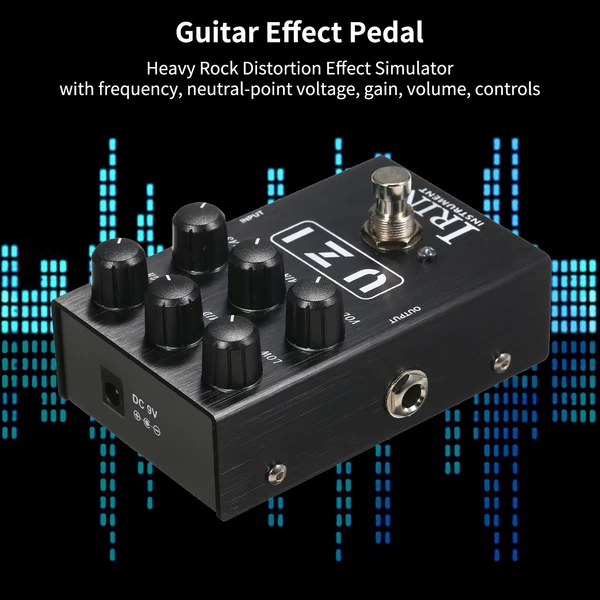 IRIN gitáreffektus pedál Heavy Rock torzítás effekt szimulátor - UZI