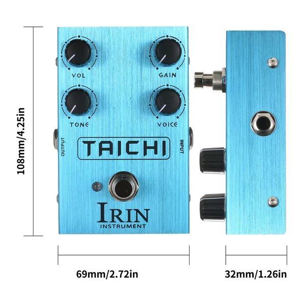 IRIN Overdrive gitáreffektus pedál elektromos gitárhoz - TAICHI