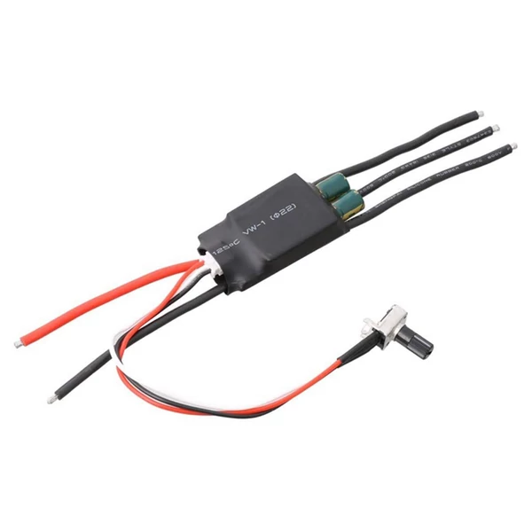 DC 7-24V 200W BLDC 3 fázisú kefe nélküli ESC motor meghajtó Hallless egyenáramú motor meghajtó tábla fordulatszám szabályozó potenciométerrel