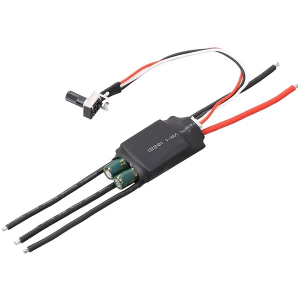 DC 7-24V 200W BLDC 3 fázisú kefe nélküli ESC motor meghajtó Hallless egyenáramú motor meghajtó tábla fordulatszám szabályozó potenciométerrel