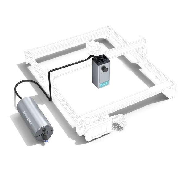 ATOMSTACK X20 Pro 20 W lézergravírozó Air Assist rendszerrel és M100 20 W lézermodullal