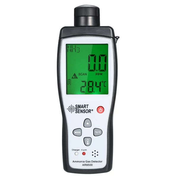 SMART SENSOR Digitális hordozható autóipari ammóniagáz-tesztelő monitor NH3 detektor
