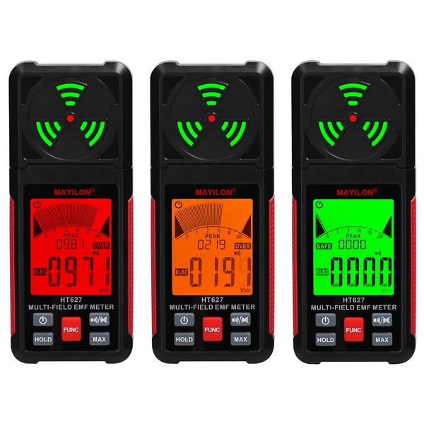 MAYILON hordozható elektromágneses sugárzás érzékelő digitális elektromos térérzékelő többfunkciós radioaktív érzékelő